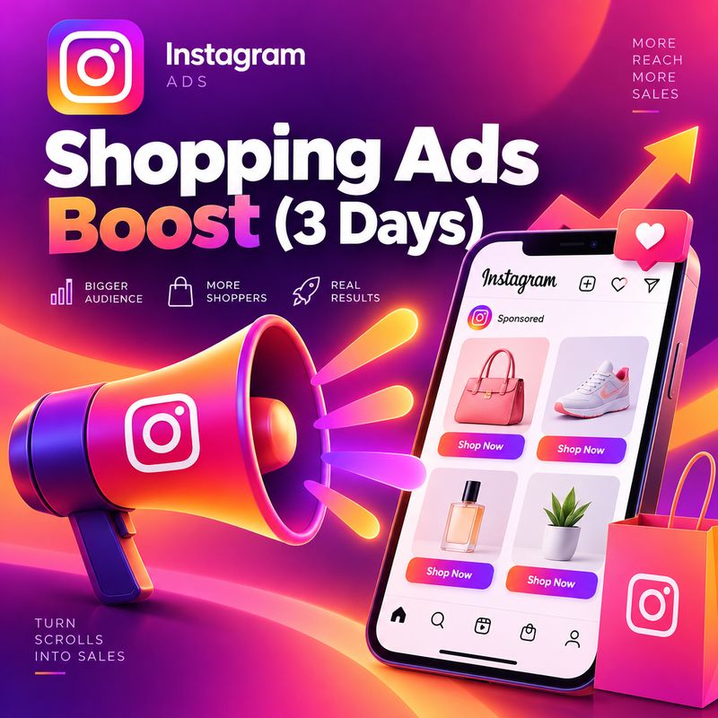Shopping Ads — $10 Boost (3 Days)