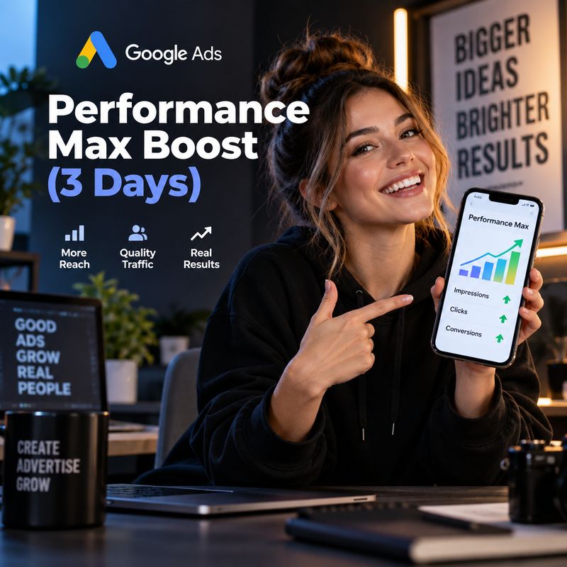Performance Max — $10 Boost (3 Days)
