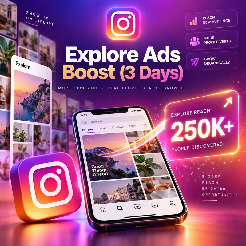 Explore Ads — $10 Boost (3 Days)
