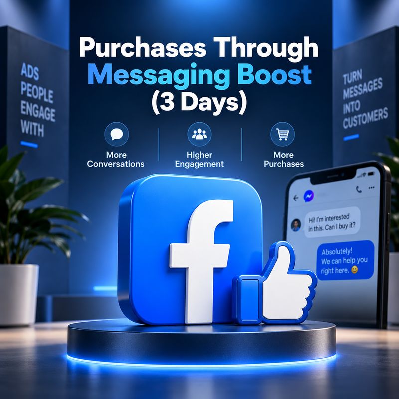Purchases Through Messaging — $10 Boost (3 Days)