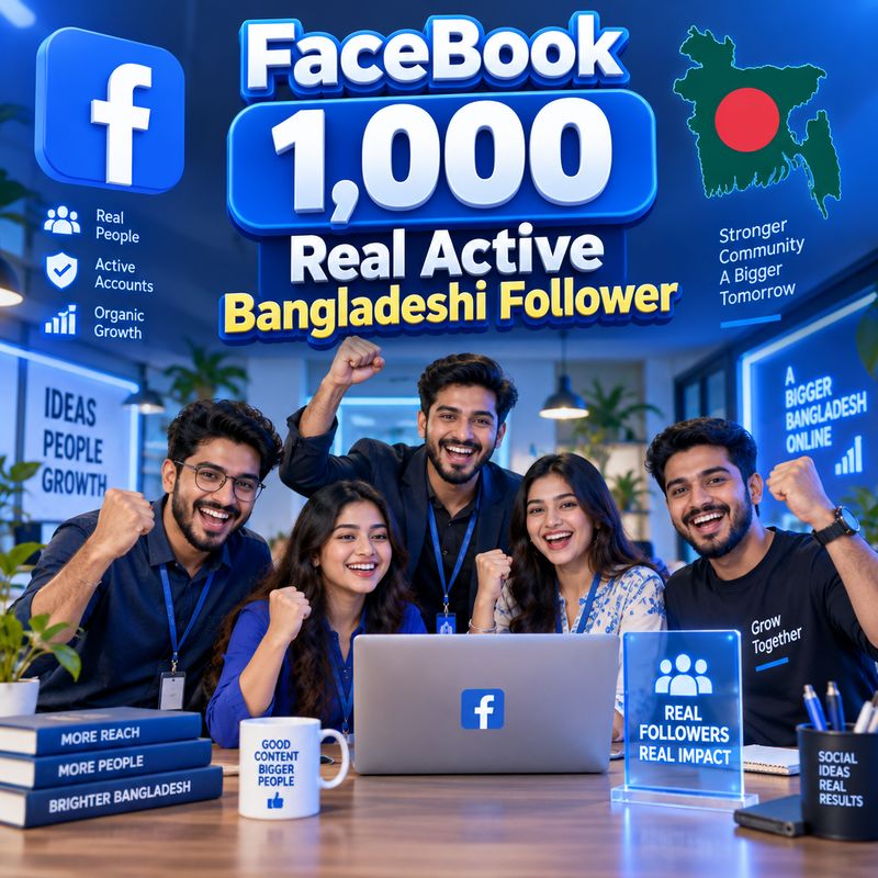 FaceBook 1,000 Real Active Bangladeshi Follower