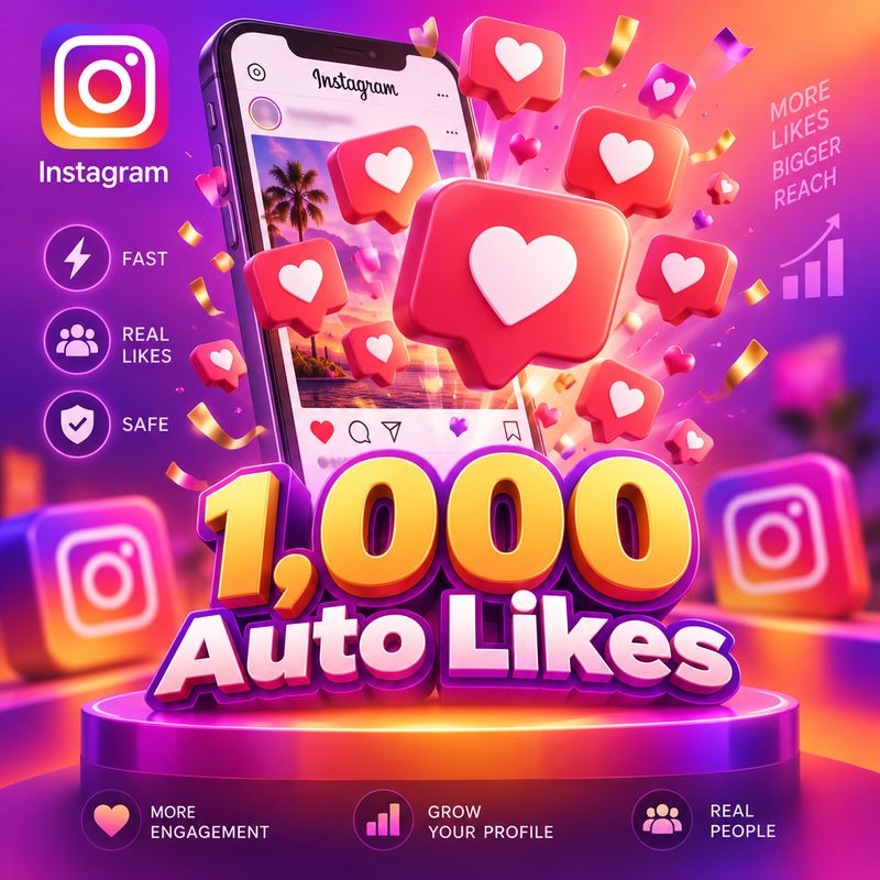 1,000 Auto Likes