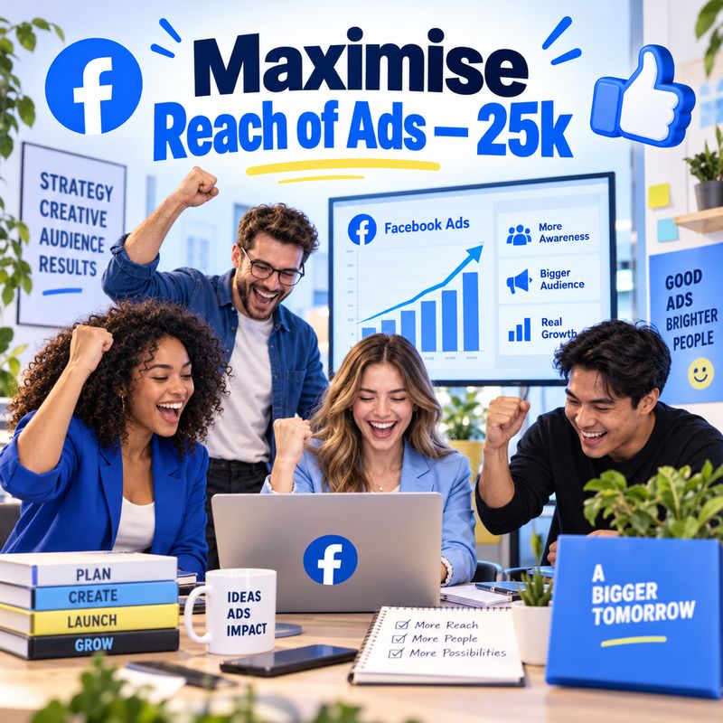 Maximise Reach of Ads — 25k