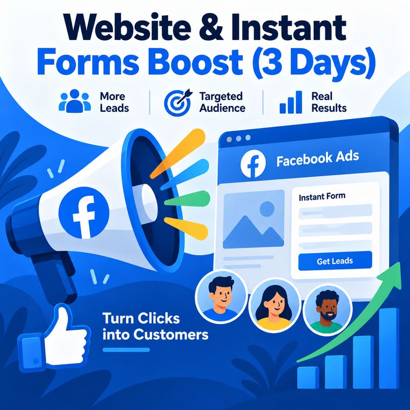 Website & Instant Forms — $10 Boost (3 Days)