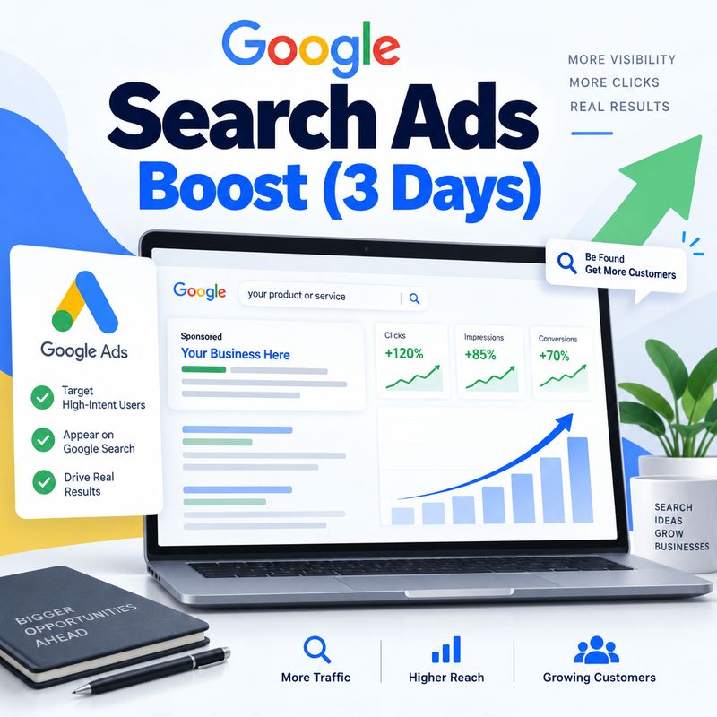 Search Ads — $10 Boost (3 Days)