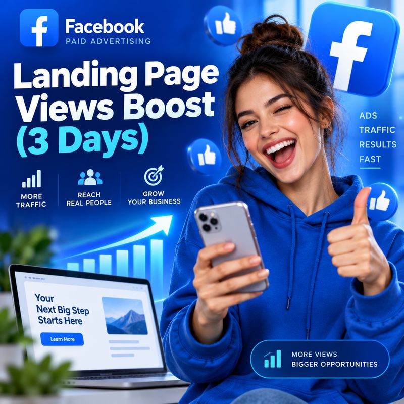 Landing Page Views — $10 Boost (3 Days)