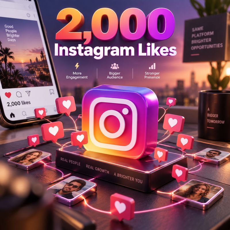 2,000 Instagram Likes