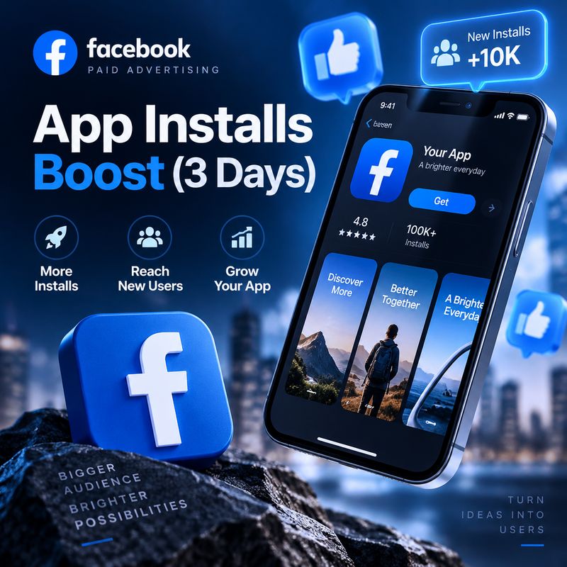 App Installs — $10 Boost (3 Days)