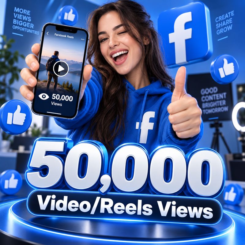 50,000 Video/Reels Views