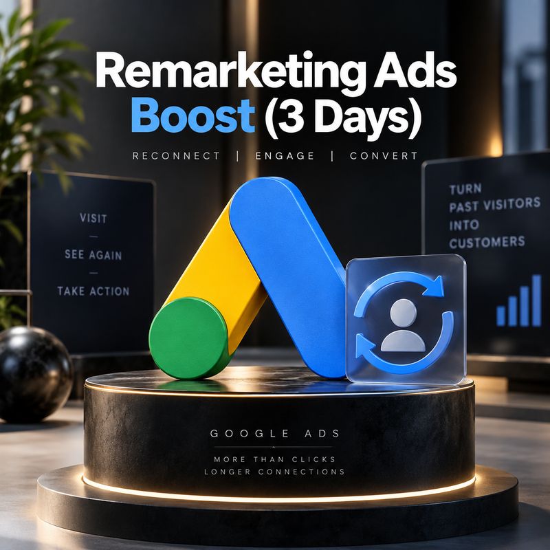 Remarketing Ads — $10 Boost (3 Days)
