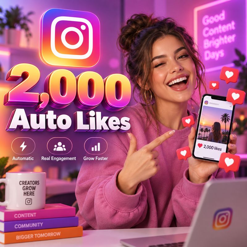 2,000 Auto Likes