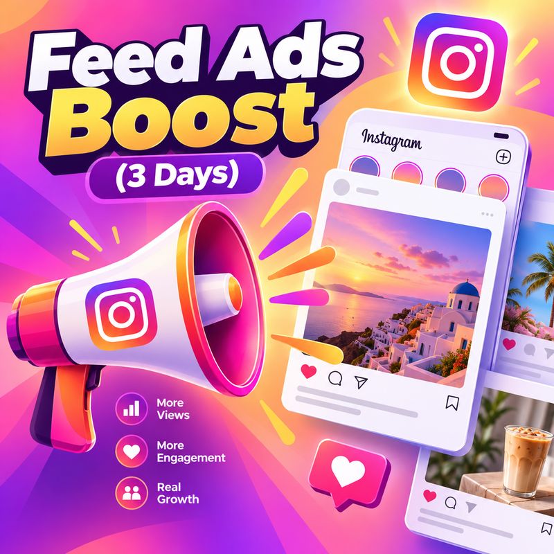 Feed Ads — $10 Boost (3 Days)