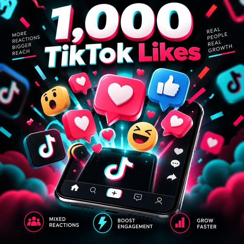 1,000 TikTok Likes
